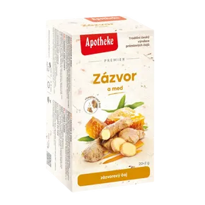 Apotheke Premier Zázvor a med 20x2 g